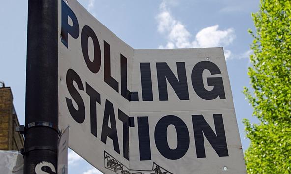 Polling station sign_crop